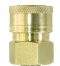 1/4" NPT Quick Connect Coupling - Economy [125 85.300.102S] [125 85.300.107S] - 1/4" NPT Female, Brass