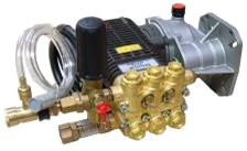 Pump Assembly - Plunger - RW Series - Keyed, 1" Shaft - Comet [210 RW4040 Assy + Gear Box]