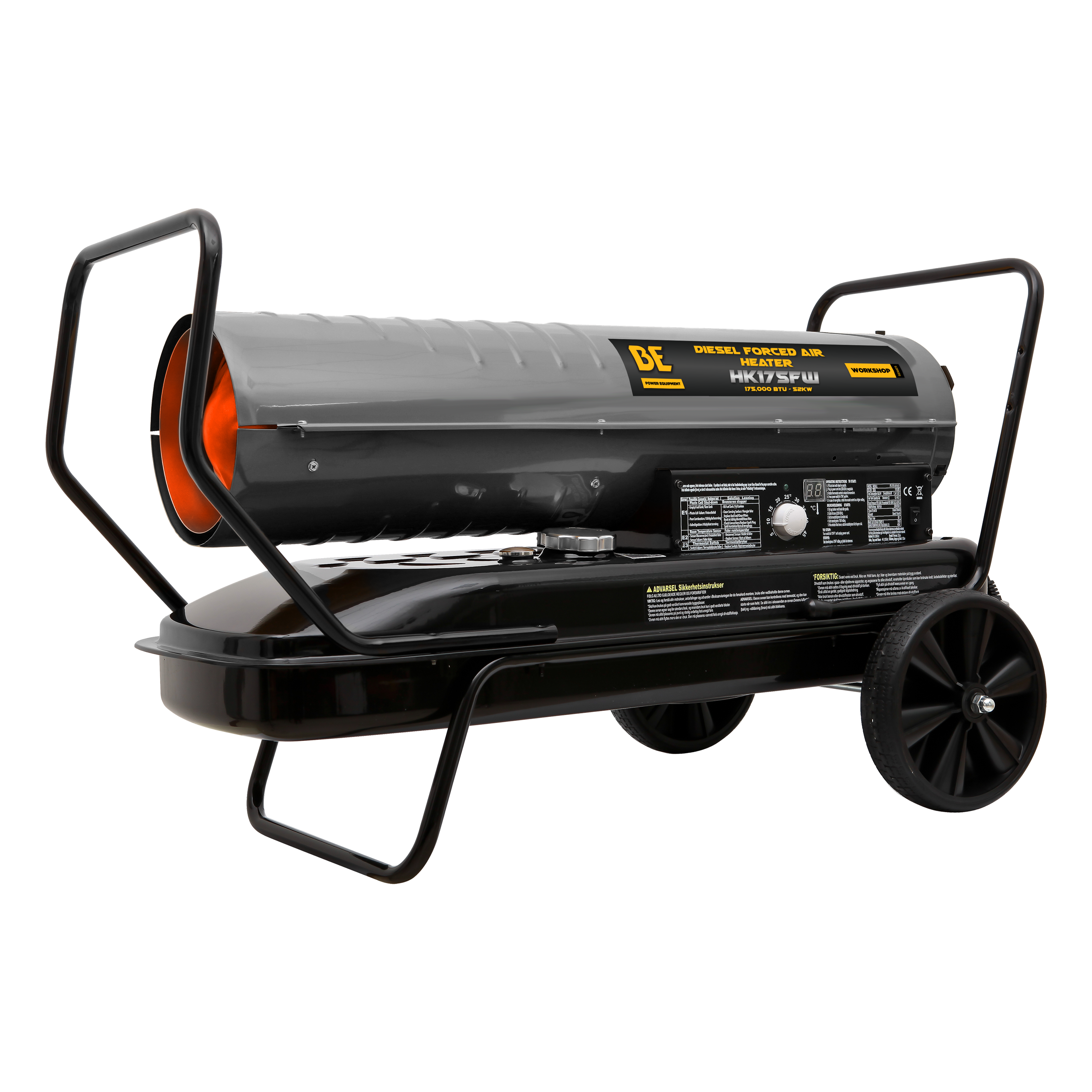 Diesel Fired Forced Air Heater - 52 kW (175,000 BTU) Output[PIN HK175FW]