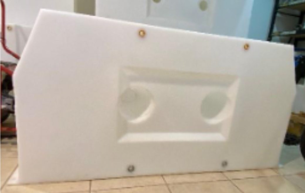 ENDEAVOUR Natural Headboard Poly Water Tank 400 L [Headboard Tank LRG-PULSE HB400]