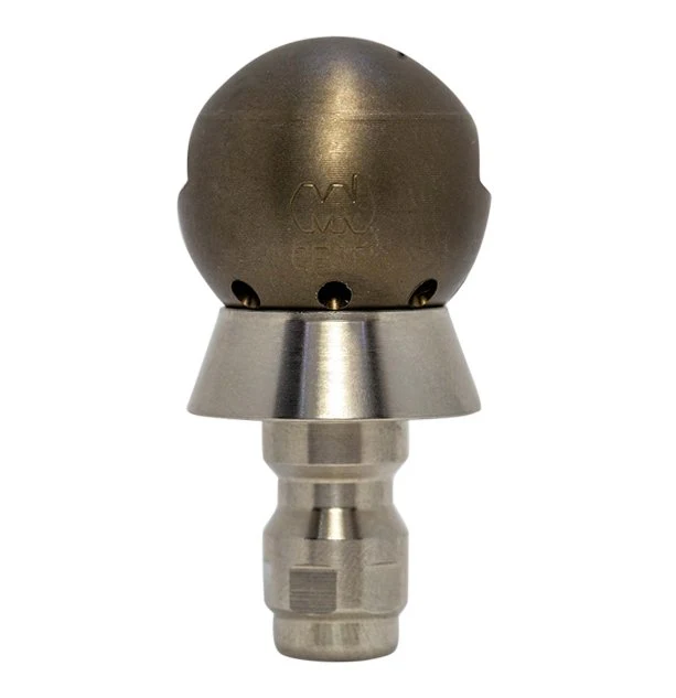 Grease Ball Thruster 1/4" Nozzle with QR-C One Piece SS Skirt