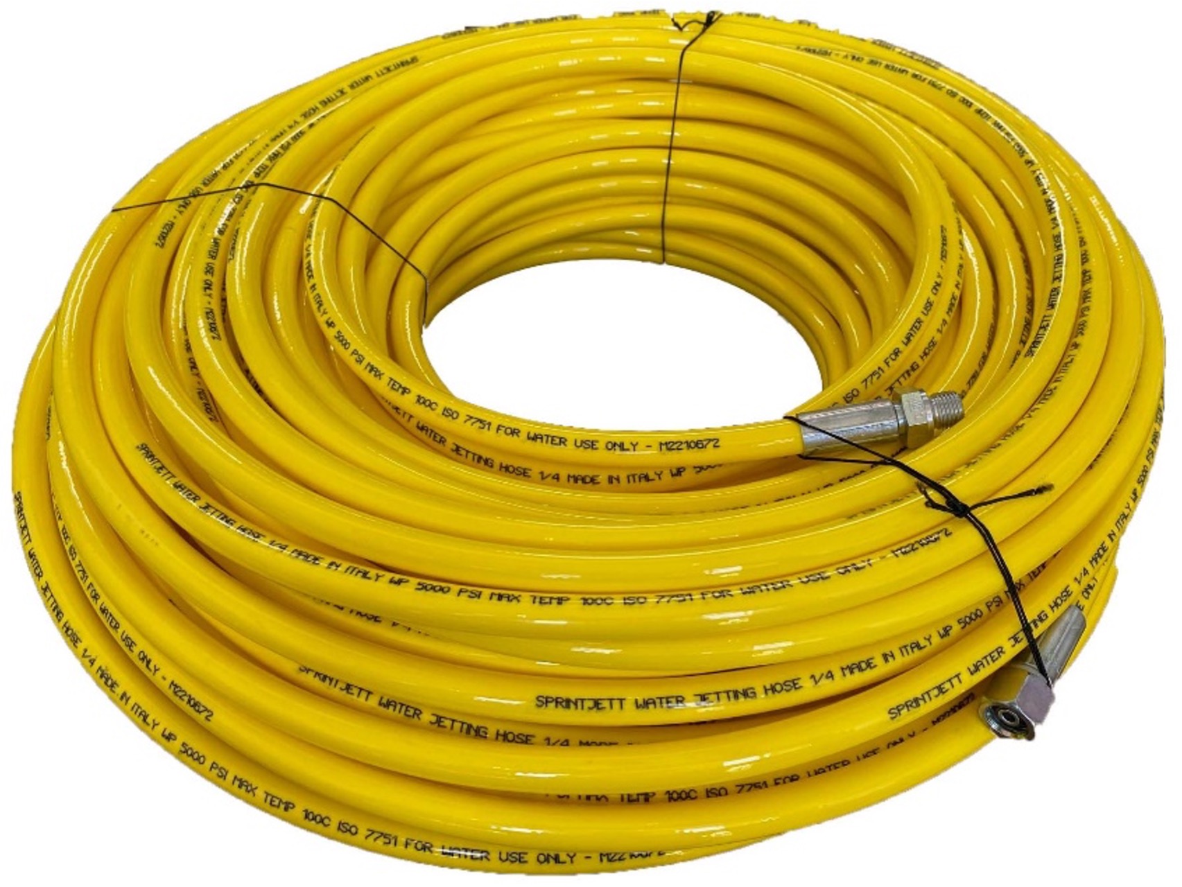Sprintjett Yellow Jetting Hose 60M 3/16" (5000psi)